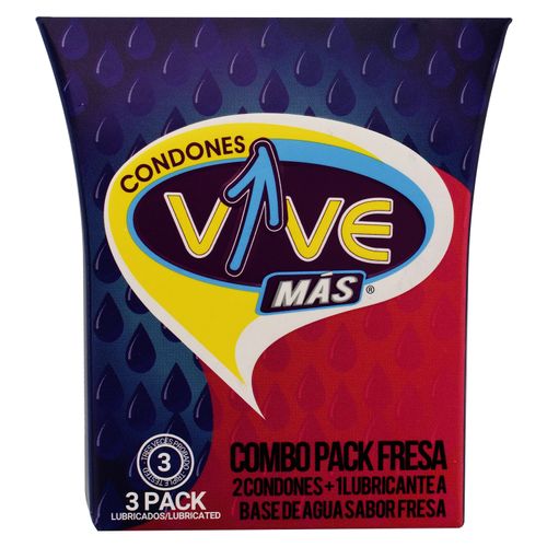 Preservativos Vive Combo Pack - 3 Uds