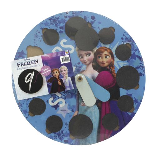 Reloj Fun Craft Didáctico Frozen 28Cm