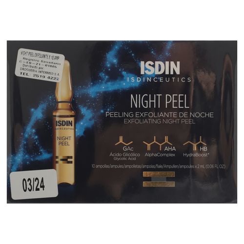 Night Peel Exfoliante X 10 Amp