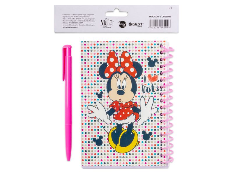 Libreta-con-Pluma-Minnie-para-escribir-notas-o-tareas-importantes-2-55896