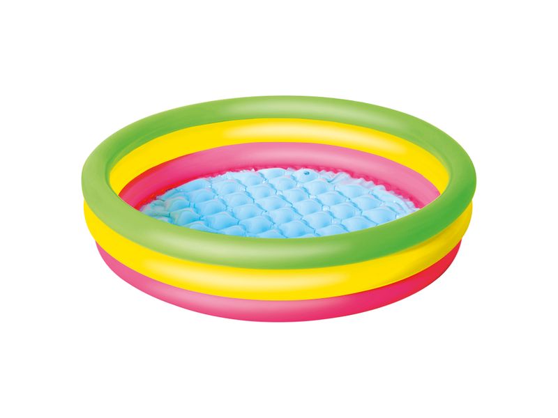 Piscina-inflable-Marca-Play-Day-de-3-Anillos-con-Medidas-de-1-02m-x-25cm-Modelo-51104-Capacidad-de-16-galones-1-17573