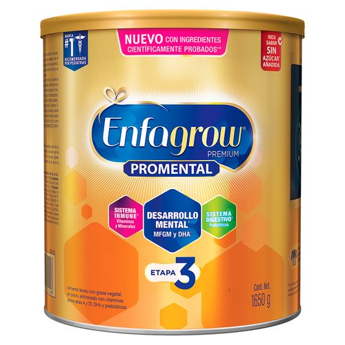 Fórmula infantil Enfagrow promental etapa 3 - 1650 g