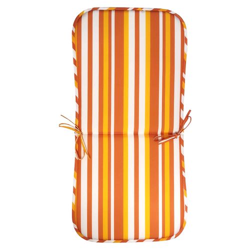 Cojín Mainstays Doble Para Silla Rayas Naranja