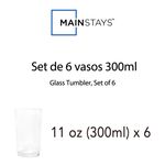 Vasos-Marca-Mainstays-De-Vidrio-Set-De-6-Vasos-De-300ml-5-59381