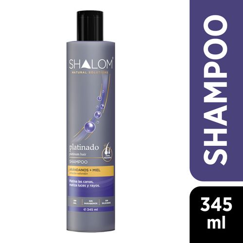 Shampoo Shalom Platinado - 345ml