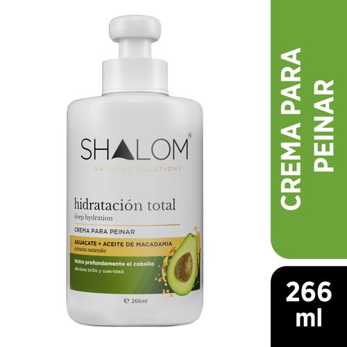 Crema Mara Shalom Para Peinar Aguacate & Macadamia - 266ml