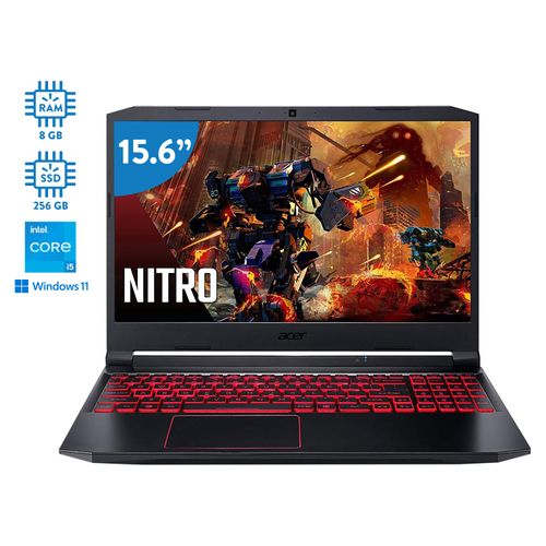Laptop 15 Ci5 Acer 8Gb 256Ssd Nitro W11