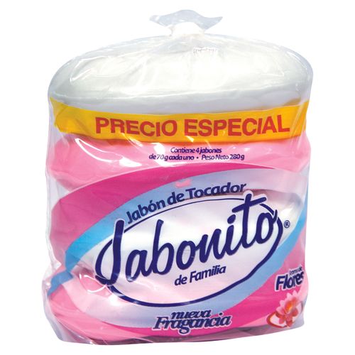 Jabón de tocador Jabonito 4 pack - 280 g