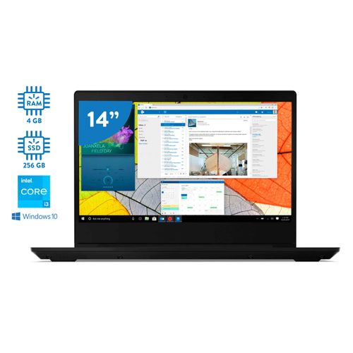 Laptop Lenovo 14 4Gb 256Gb W10 S145