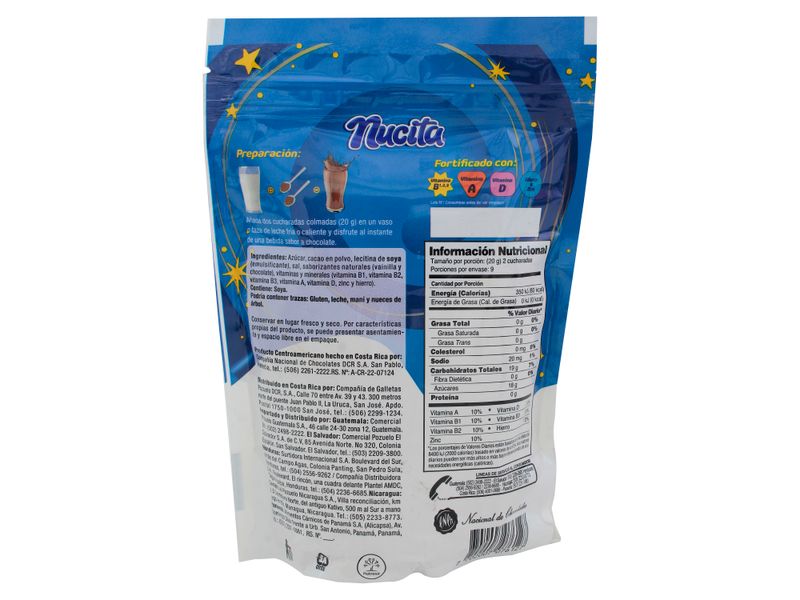 Comprar Chocolate En Polvo Nucita 180gr Walmart Guatemala
