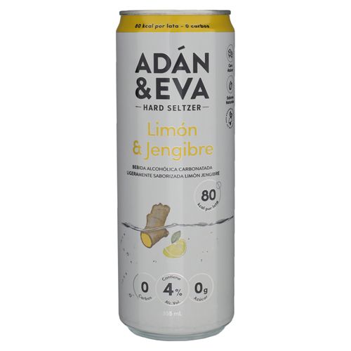 Bebida Alcohólica Adán Y Eva Limón Jengibre - 355ml