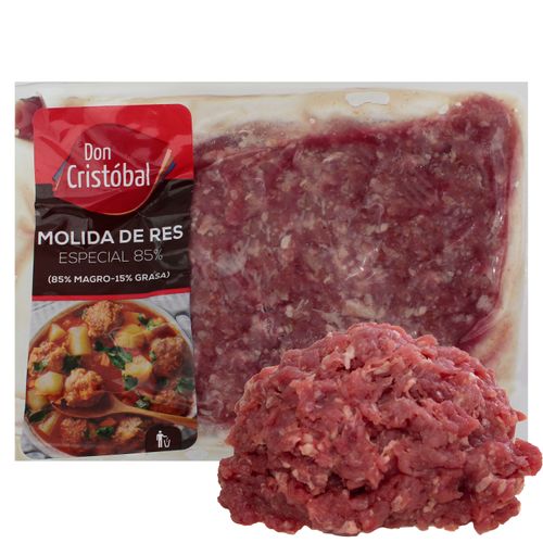 Carne Molida Especial Don Cristobal 85% Carne y 15% Grasa Empacado - Precio Por Libra