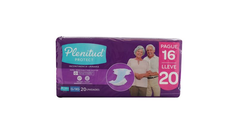 Pañales Plenitud Classic Adultos XG x 16 Unid