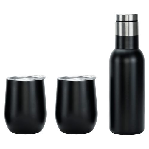 Set de vasos de vino con aislamiento al vacío de acero inoxidable de doble pared 350ml 600ml. Modelo: K600B57-3