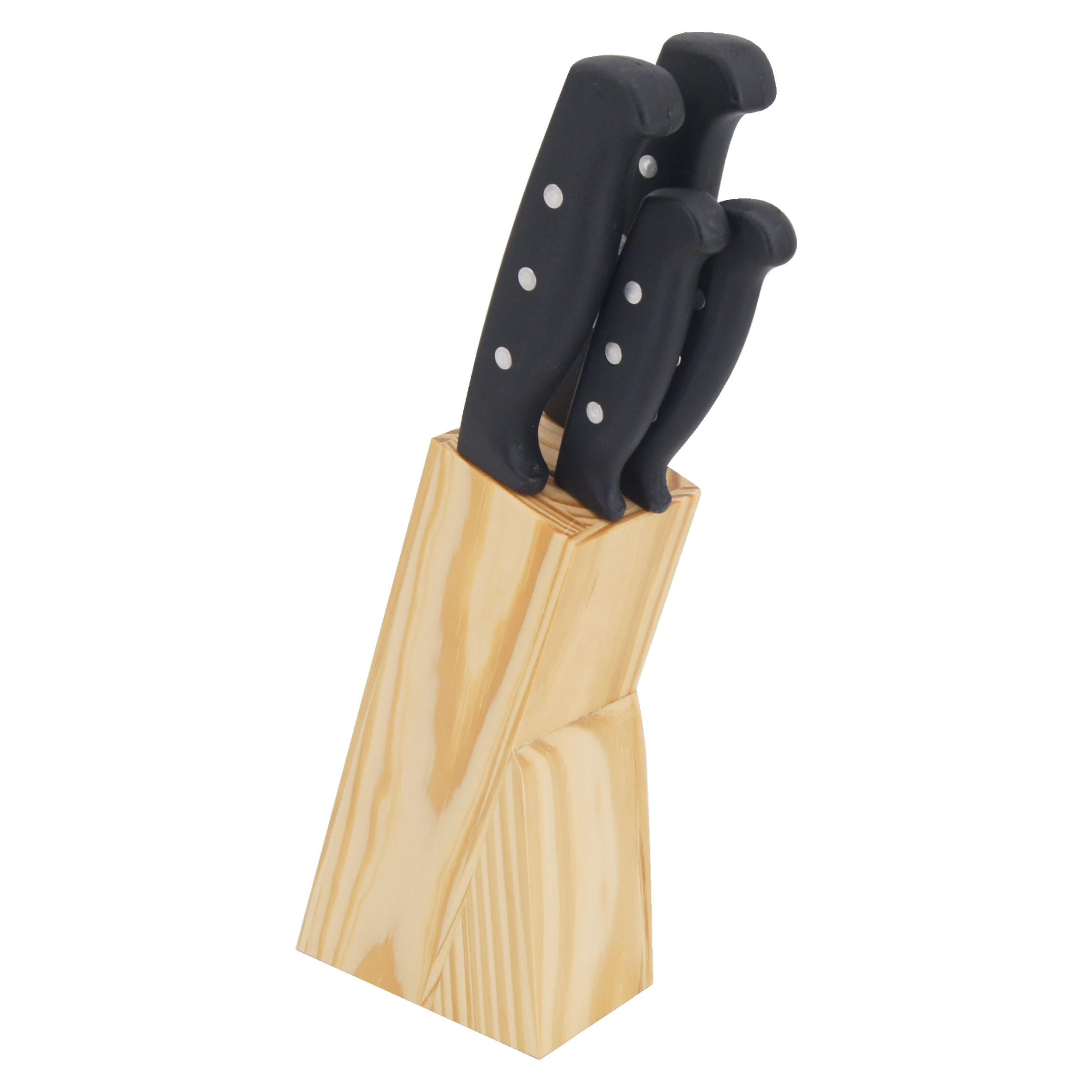  Joseph Joseph 10527 Elevate Knives Carousel Juego de cuchillos  con soporte de almacenamiento giratorio, 6 piezas, negro (actualizado) :  Hogar y Cocina