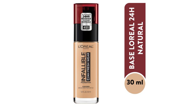 Base L'Oréal Paris Infalible 24H Fresh Wear Golden Beige - 30ml