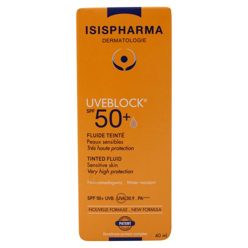 Protector Solar Isispharma Spf 50 Light Tinted Fluid 40ml