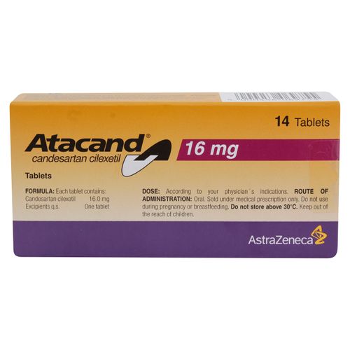 Atacand 16 Mg 14 Tabletas