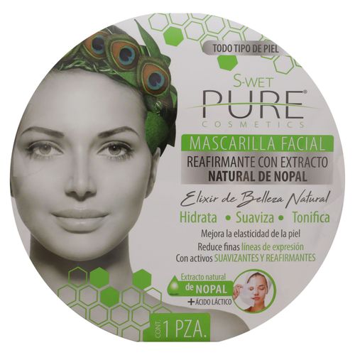 Mascarilla Lady Natural Swet P Reafirmante Nopal 1U