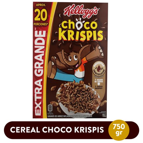 Cereal Marca Kelloggs, Choco Krispis Caja Xl - 750g