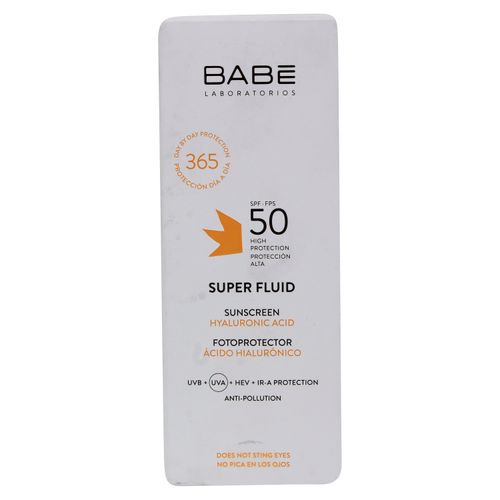 Protector solar Babe con ácido hialurónico FPS 50 - 50 ml