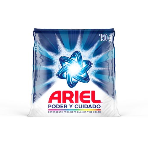 Detergente en polvo Ariel Poder y Cuidado 150 g