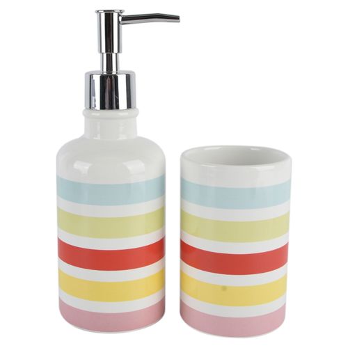 Set De Baño Marca Maintays  Kids Color Rosado 2 Piezas