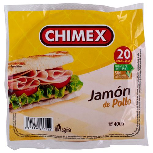 Jamón De Pollo Chimex - 400gr