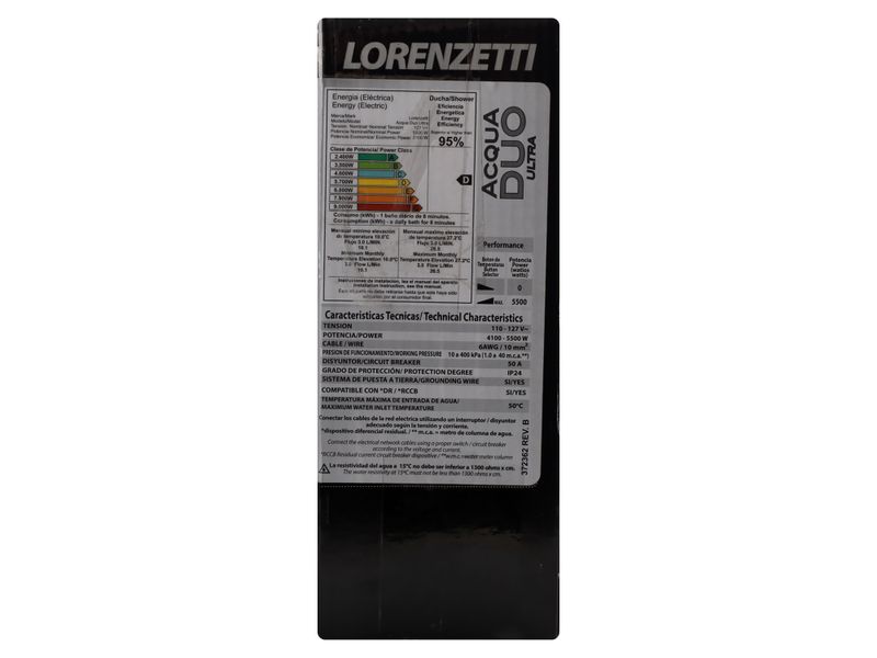 Ducha-Marca-Lorenzetti-Acqua-Duo-Electr-nica-Color-Negro-Cromo-5-60418