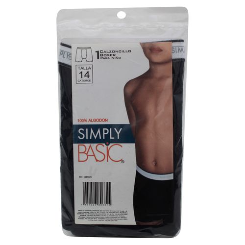 Boxer Simply Basic Nino Negro T14