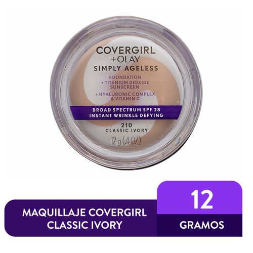 Maquillaje Covergirl Defy Classic Ivory