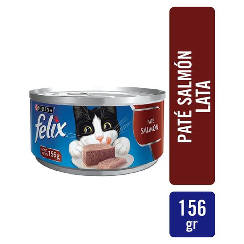 Alimento Húmedo Gato Adulto marca Purina Paté Felix Salmón -156g
