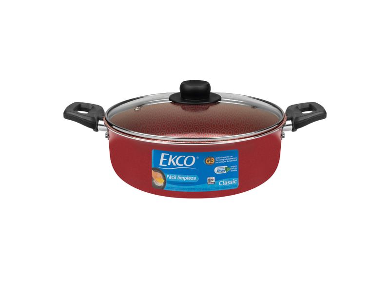 Cacerola-Ekco-24Cm-Classic-Rojo-Aluminio-5-55632