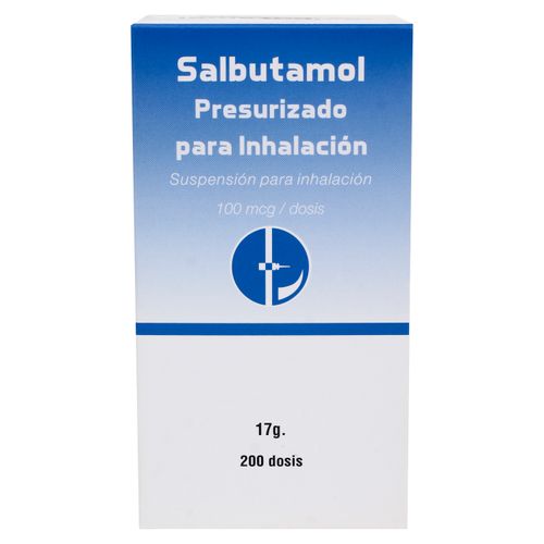 Inhalador Salbutamol 17gr 100mcg