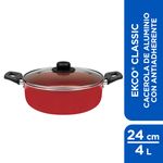 Cacerola-Ekco-24Cm-Classic-Rojo-Aluminio-1-55632