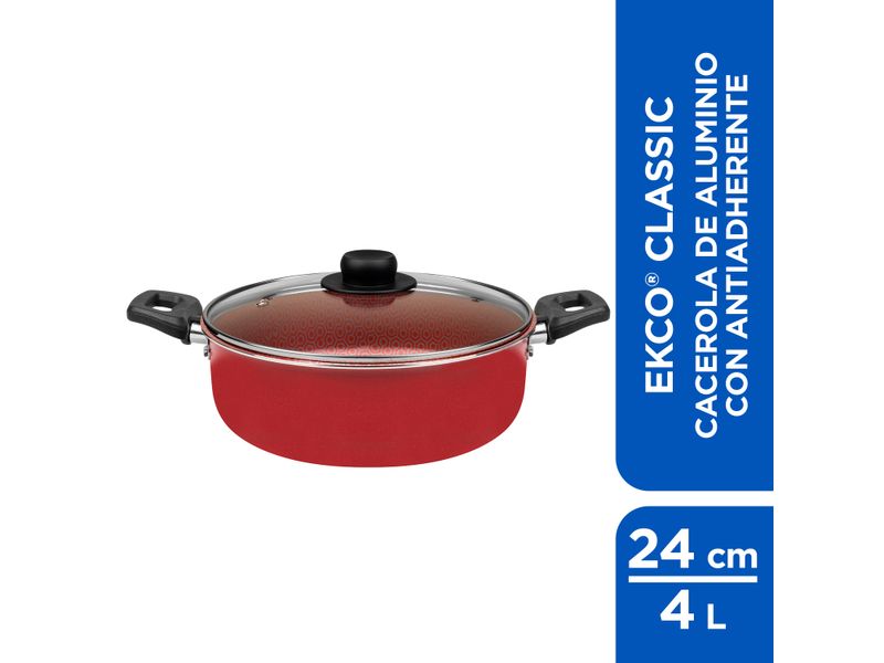 Cacerola-Ekco-24Cm-Classic-Rojo-Aluminio-1-55632