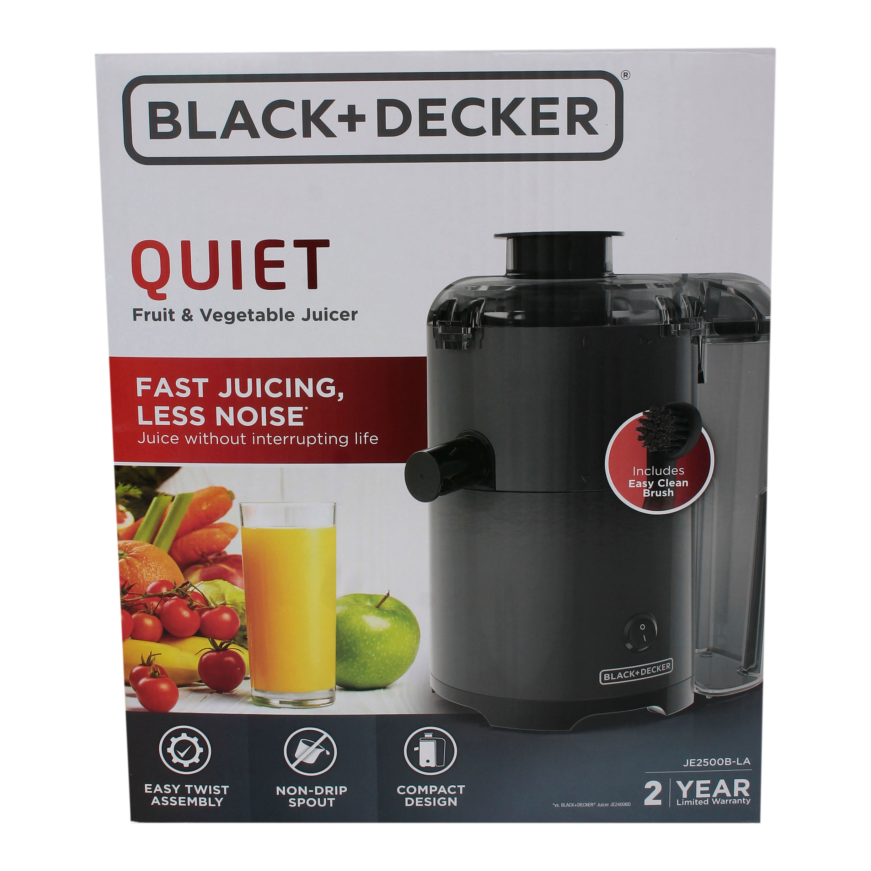 Extractor de jugos Black & Decker JE2500B