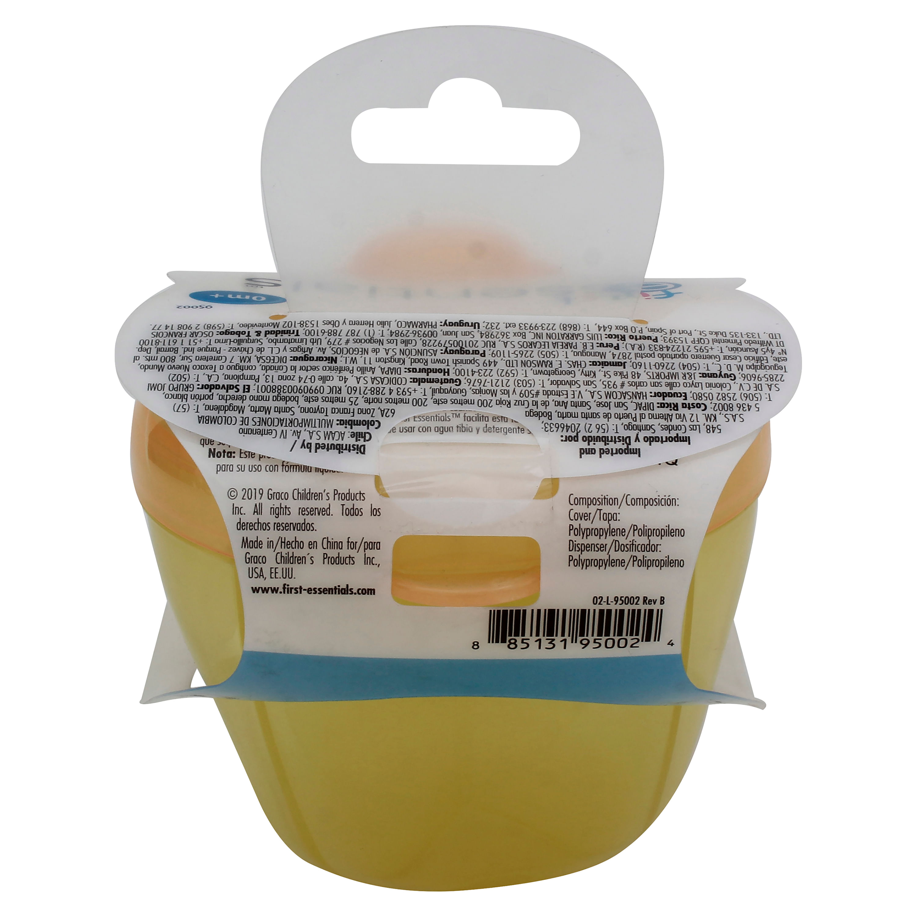 Dosificador leche en polvo unisex (120gr)