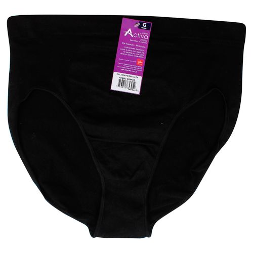 Bloomer Activa Seamless P/Alta Ngro T/G