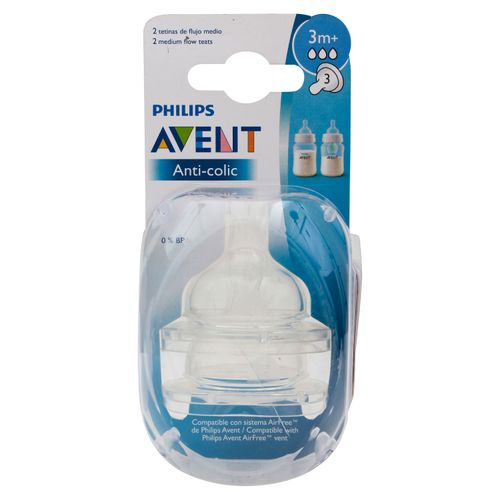 Set 2 Tetinas Flujo Medio Classic