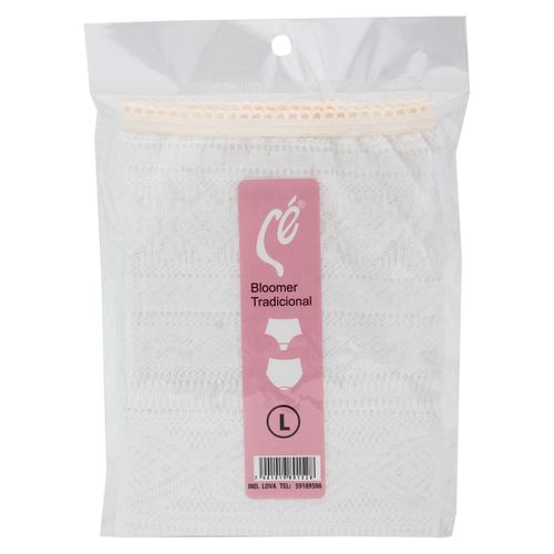 Bloomer Ce Tradicional Algod Blanc