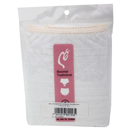 Bloomer Ce Tradicional Algod Blanc