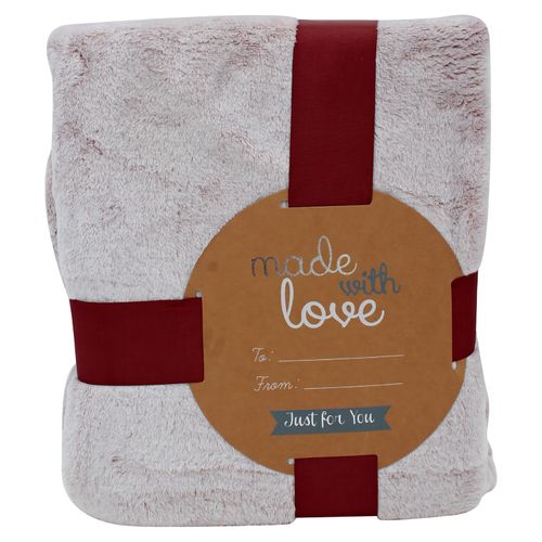 Frazada Home Trends Velvet Plush Throw Colores