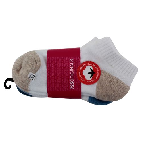 Calceta 725 Originals Para Niña Deportiva 3 Pack Color Blanco Talla 3 - 5