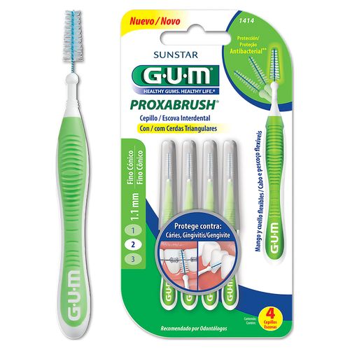 Cepillos Interdentale Gum - 4 Unidades