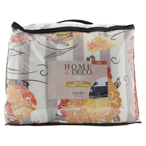 Edredon Y Frazada Home & Deco Tamaño King