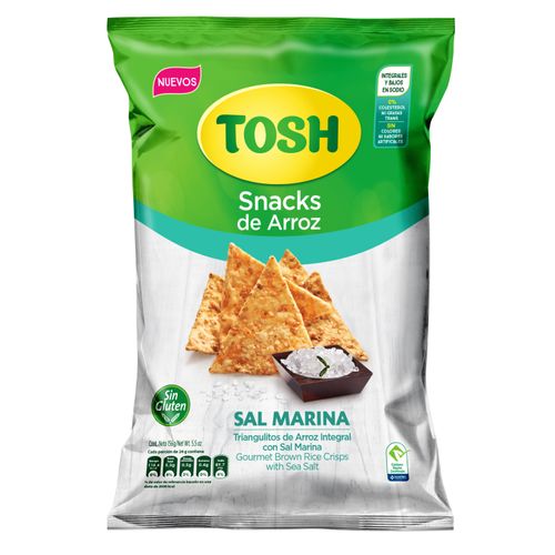 Snack Tosh De Arroz Sal Marina - 156gr
