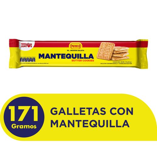 Galleta Pozuelo Dulce Mantequilla 171Gr