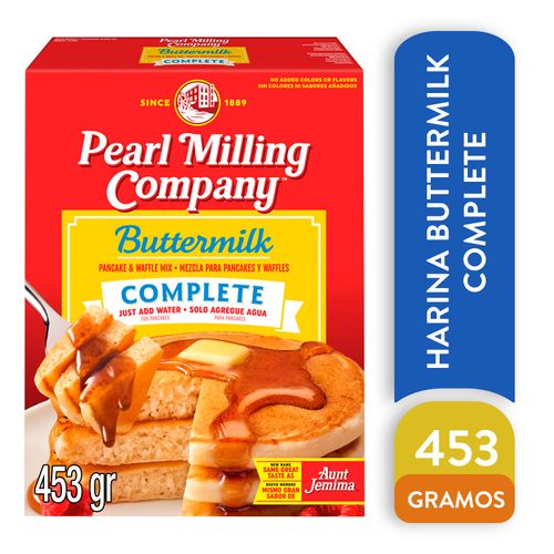 Mezca Para Pancakes Y Waffles Pearl Milling Company, Buttermilk Complete Original - 453g