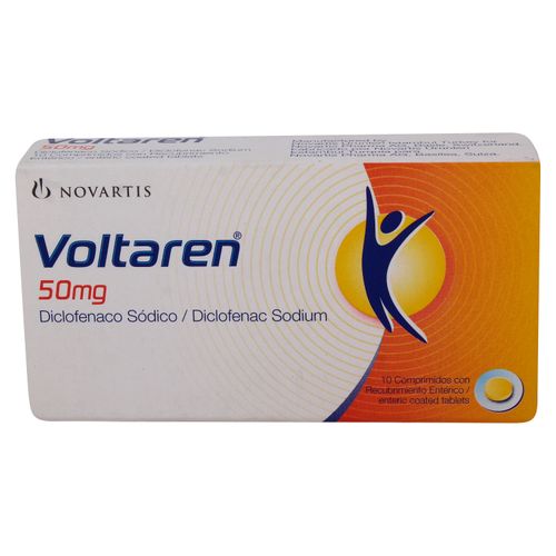 Voltaren 50Mgx10 Grajeas